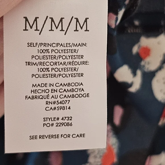 CAbi Spirit Cut Out Floral Sleeveless Top - Picture 6 of 6